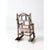 Rustic Antique Adirondack Painted Twig Children's Rocking Chair For Sale - Image 3 of 10