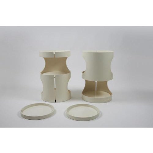 1960s Wooden Nightstands attributed to Luigi Sormani, Set of 2 For Sale - Image 5 of 10