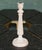 Charming pair of carved and turned oak candlesticks, finished in a wonderfully decorative limed oak. Each has a classical...