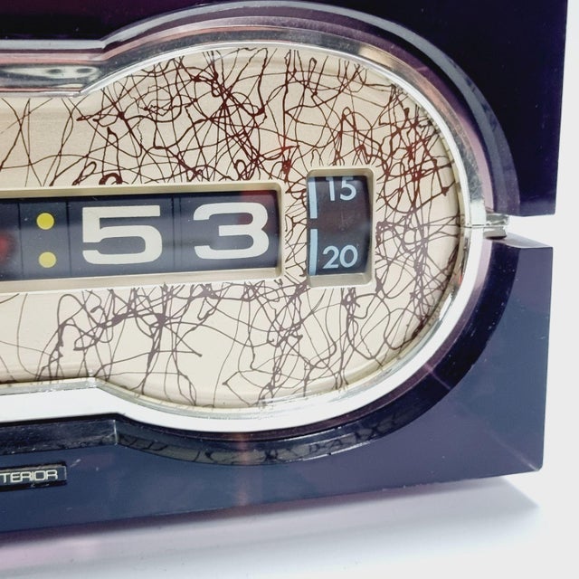 Space Age Japanese DS-100 Table Clock from Hiterior, 1970s For Sale - Image 15 of 16