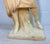 Large Antique Hand Carved Alabaster Stone Lady Woman Sculpture Statue Art Marble For Sale - Image 4 of 16
