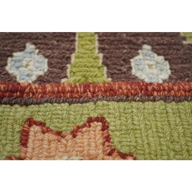 Traditional Sumak Rug 4'1'' X 5'11'' For Sale - Image 3 of 12