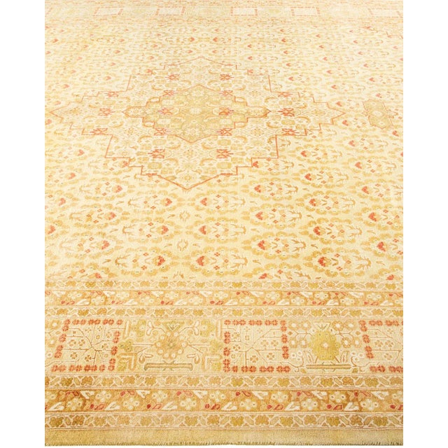 Solo Rugs Vintage Moroccan Hand Knotted Wool Area Rug, Yellow - 8'1" X 10'1" For Sale - Image 4 of 9