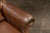 Vintage Wingback Leather Chair With Pillow, Ottoman by Walter E. Smithe For Sale - Image 12 of 18