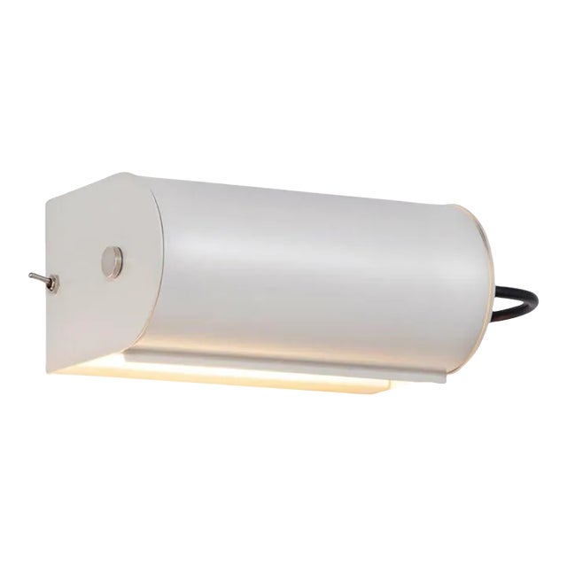 Charlotte Perriand 'Applique Cylindrique Petite' Wall Lamp in White For Sale