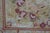 Textile Vintage Floral Rose Needlepoint Textile Tapestry Area Rug 66" For Sale - Image 7 of 17
