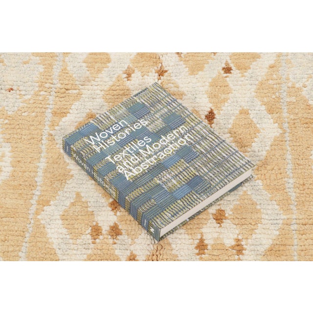 Vintage Moroccan Berber Rug With Beige Diamond Lattice by Rug & Kilim, 1950-1959 For Sale - Image 9 of 9