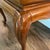 Vintage Chinoiserie Carved Wood End Table With Glass Inset For Sale - Image 4 of 10