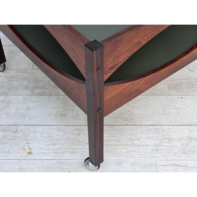 Danish Modus Side Table in Teak by Kristian Vedel for Søren Wiladsen, 1974 For Sale - Image 4 of 16