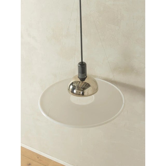 Mid-Century Modern Frisbi Hanging Lamp by Achille Castiglioni for Flos, 1970s For Sale - Image 3 of 9