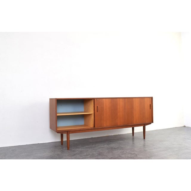 Mid-Century Modern Scandinavian Sideboard in Teak by Nils Jonsson for P.S. Heggen, 1960s. For Sale - Image 13 of 18