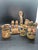 Early Vintage Kokeshi/Sakunami Doll Lot of Four, Handmade Japanese Ornamental For Sale - Image 10 of 10