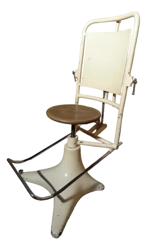 French Adjustable Dentist Chair, 1850