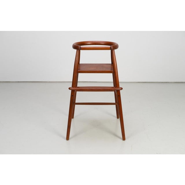 Nanna Ditzel Danish Model 115 Childrens High Chair in Teak attributed to Nanna Ditzel for Kolds Savvaerk, 1960s For Sale - Image 4 of 16