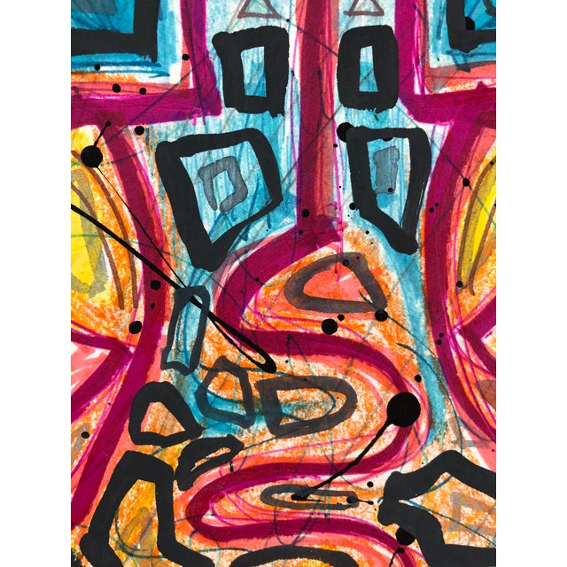 Sun Sigil, Original Mixed Media Artwork on Paper by Cassandra Auker For Sale - Image 4 of 10