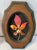Brutalist Vintage Mid Century Brutalist Metal Sculpture Mushroom and Leaves Wall Plaques - A Pair For Sale - Image 3 of 5