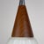 Vintage Pendant Lamp in Glass and Wood from Targetti Sankey, Italy, 1970s For Sale - Image 10 of 12