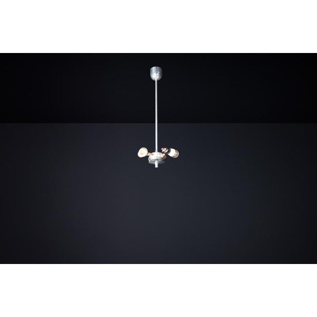 Black Mid-Century Modern Glass Wall Light For Sale - Image 8 of 9