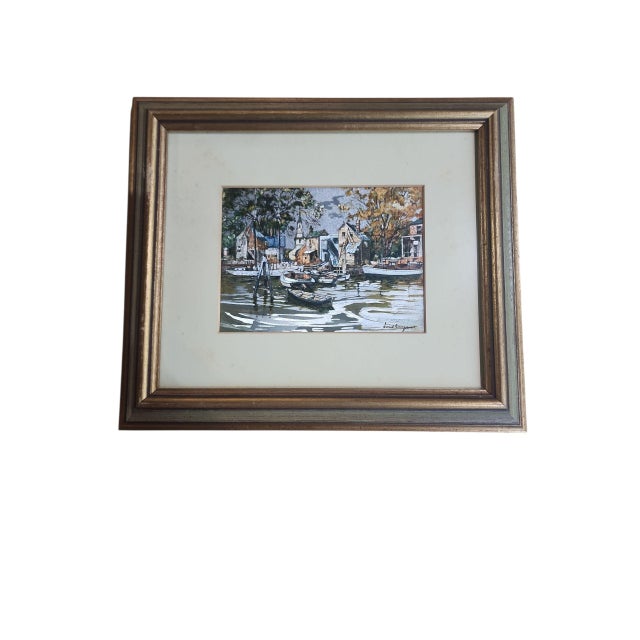 1970s Lionel Barrymore Gold Foil Print Etchings - Set of Four For Sale In Atlanta - Image 6 of 10