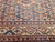 Antique Persian Serab Camel Hair Runner Rug, Hand-Knotted Wool, Allover Geometric Pattern, Red & Blue, 3x20 For Sale - Image 13 of 15
