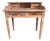 1990s Distressed Mahogany Wood Ladies Writing Desk - Excellent Condition For Sale