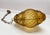 Metal Mid-Century Italian Handblown Murano Amber Glass Cage Pendant Light from Seguso, 1940s For Sale - Image 7 of 16