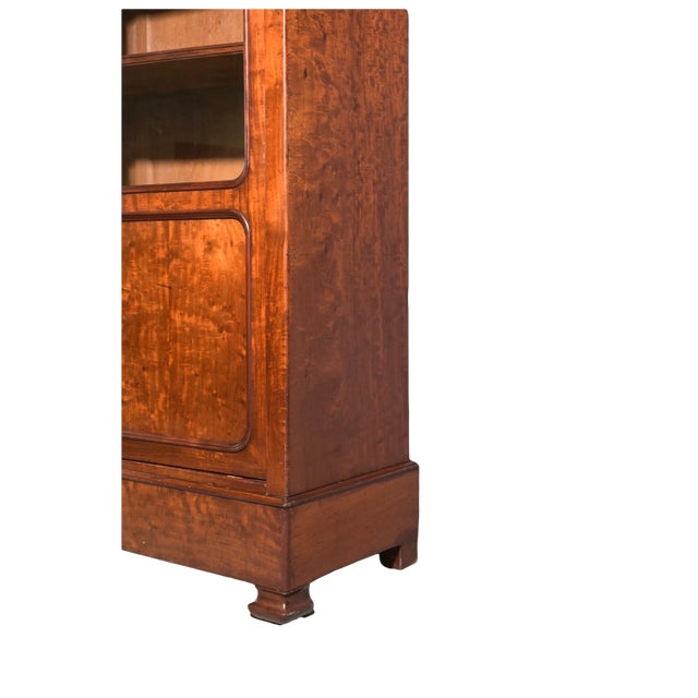 Wood 19th C French Louis Philippe Style Bibliothèque or Bookcase For Sale - Image 7 of 12