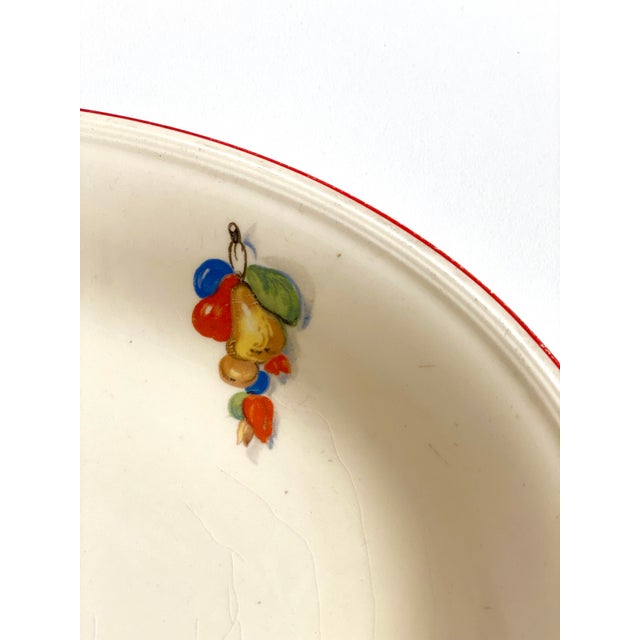 Ceramic Vintage Mexican Siesta Serving Plates Edwin M. Knowles- Set of 2 For Sale - Image 7 of 10