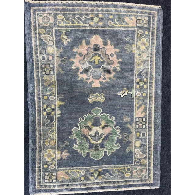 Early 21st Century Turkish Oushak Rug 2'3" x 3'2" For Sale - Image 5 of 6