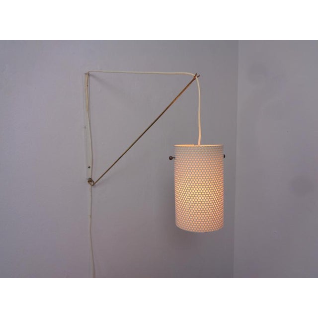 Adjustable Brass Wall Lamp, Italy, 1950s For Sale - Image 4 of 18