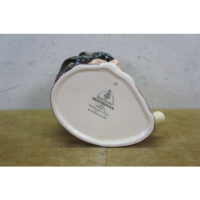 1990s Royal Doulton Ludwig Van Beethoven Great Composer Toby Character Jug For Sale - Image 9 of 11