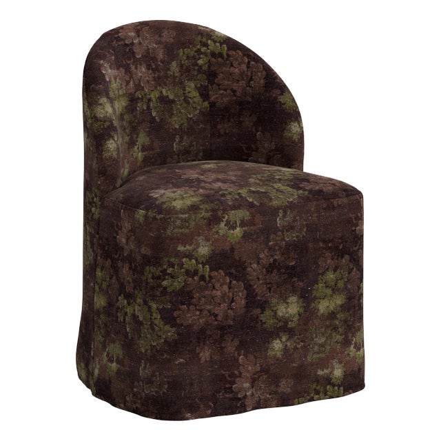 Corrine Dining Chair in Verdure Merlot For Sale