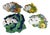 Green 1970 Italian Nd Dolfi Ceramic Four Seasons Wall Masks – Set of 4 For Sale - Image 8 of 9