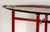 Chinoiserie A Japonisme Red Lacquered Tray-Top Table Early 20th Century For Sale - Image 3 of 6