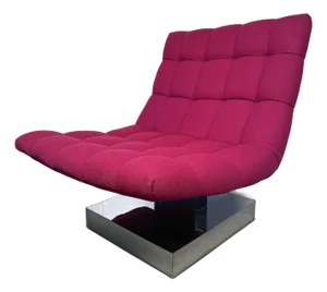 Mid 20th Century Milo Baughman for Thayer Coggin Cantilevered Scoop Lounge Chair