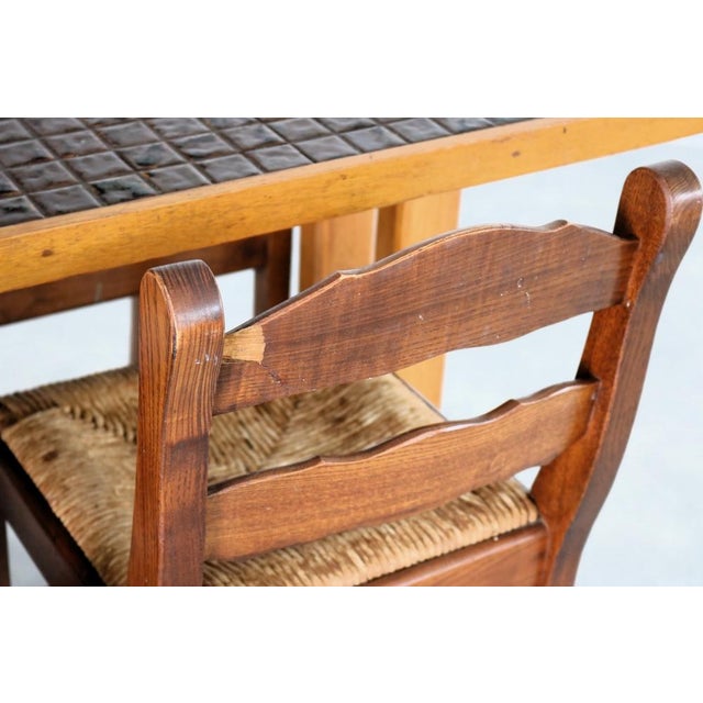 Vintage Bar Table with Stools, 1950s, Set of 5 For Sale - Image 6 of 16