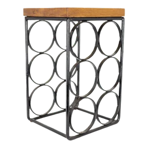 Arthur Umanoff Mid Century Iron Wine Rack