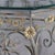 Hollywood Regency Vintage LaBarge Glass , Silver & Gilt Metal Floral & Foliage Pier Table & Mirror For Sale - Image 3 of 12