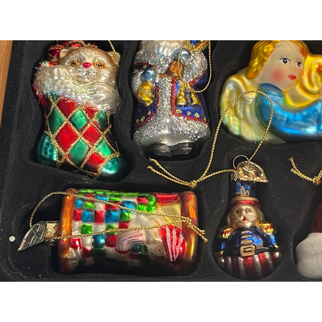 24 PCS Vintage Thomas Pacconi Museum Christmas Ornaments in Box For Sale In Miami - Image 6 of 9