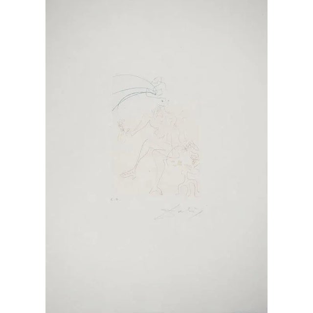 Salvador Dali, Merchant of Venice, Original Engraving For Sale - Image 6 of 6