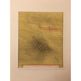 1979 "February" Modern Abstract Signed and Numbered Screenprint by Karl Fred Dahmen For Sale