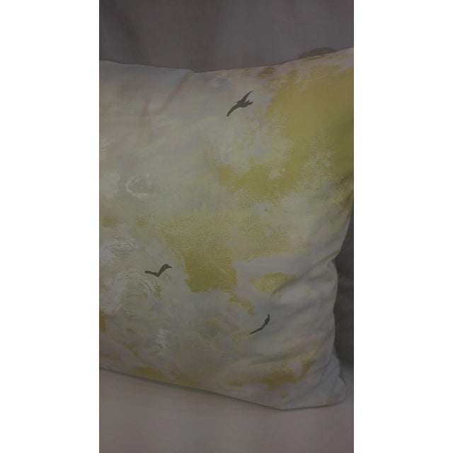 Abstract Pierre Frey Clouds Print Pillow Covers- a Pair For Sale - Image 3 of 6
