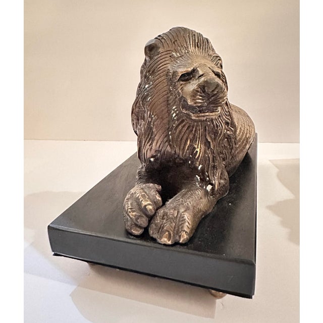 1990s Bombay Lion Bookends, Pair For Sale - Image 4 of 10