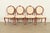 Karges Style French Provincial Louis XV Brown Lacquered Dining Chairs, Set of Four For Sale - Image 12 of 12