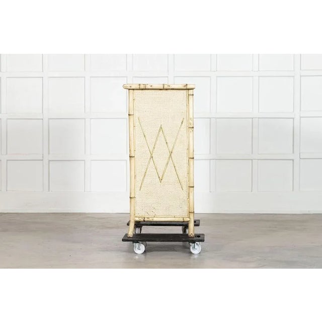 19th Century English Painted Bamboo Chest of Drawers, 1890s For Sale - Image 4 of 16