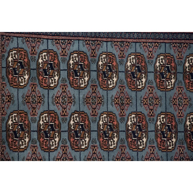 Textile Vintage Fine Bokhara Square Rug - 2'6" X 3'1" For Sale - Image 7 of 12
