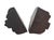 Mid-Century Modern Pair of Carved Ironwood Eagle Bird Bookends Sculptures Mid Century Modern For Sale - Image 3 of 4