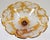 Traditional Mid 19th Century Bohemian Amber Compote Cut Crystal Engraved Country Scene of Deer For Sale - Image 3 of 12