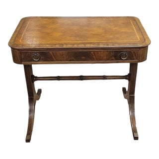 Antique Georgian Leathertop Writing Desk For Sale