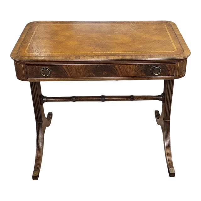 Antique Georgian Leathertop Writing Desk For Sale